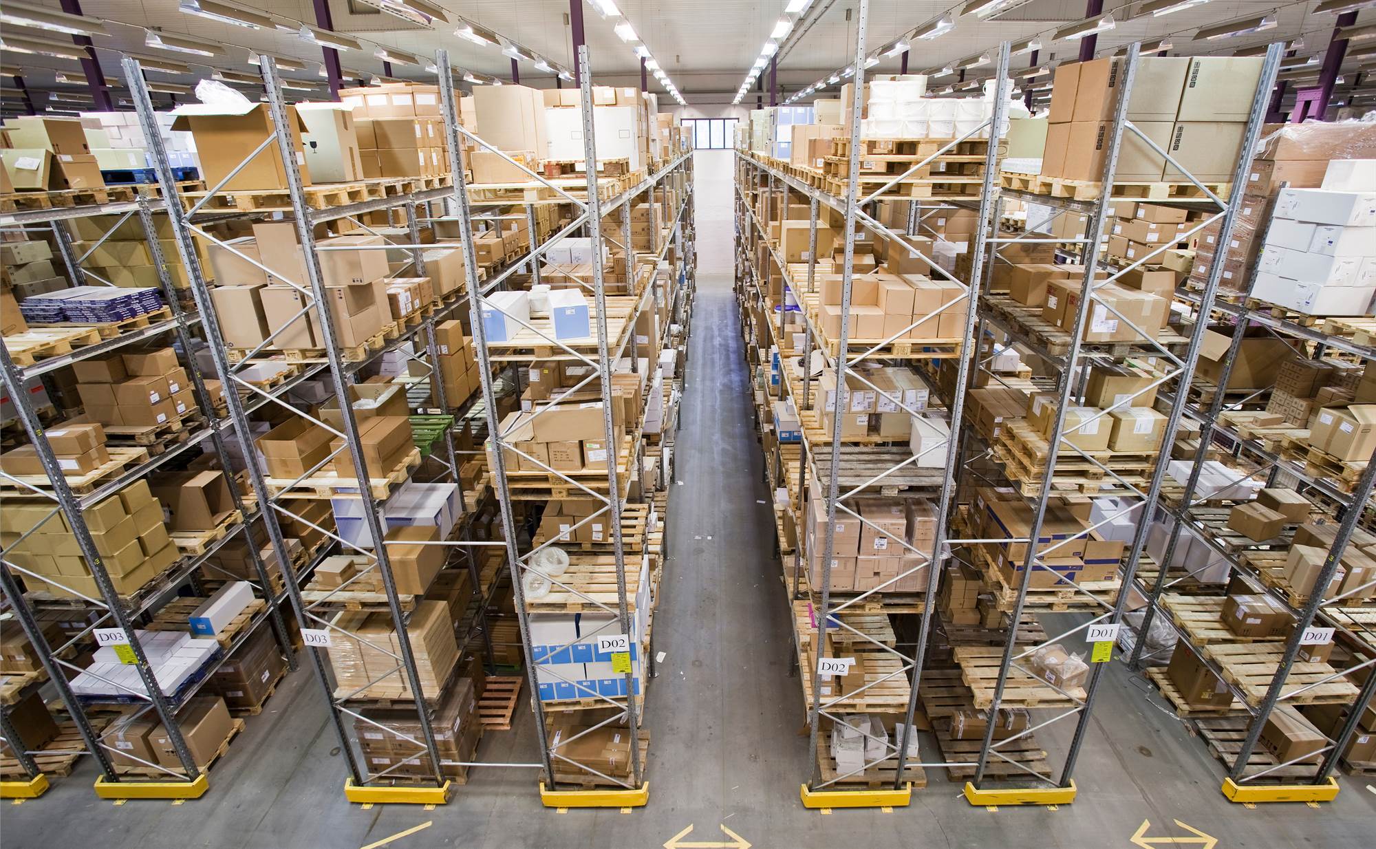 3D rendering of the Earth, a pile of boxes, a truck, a plane, and a van